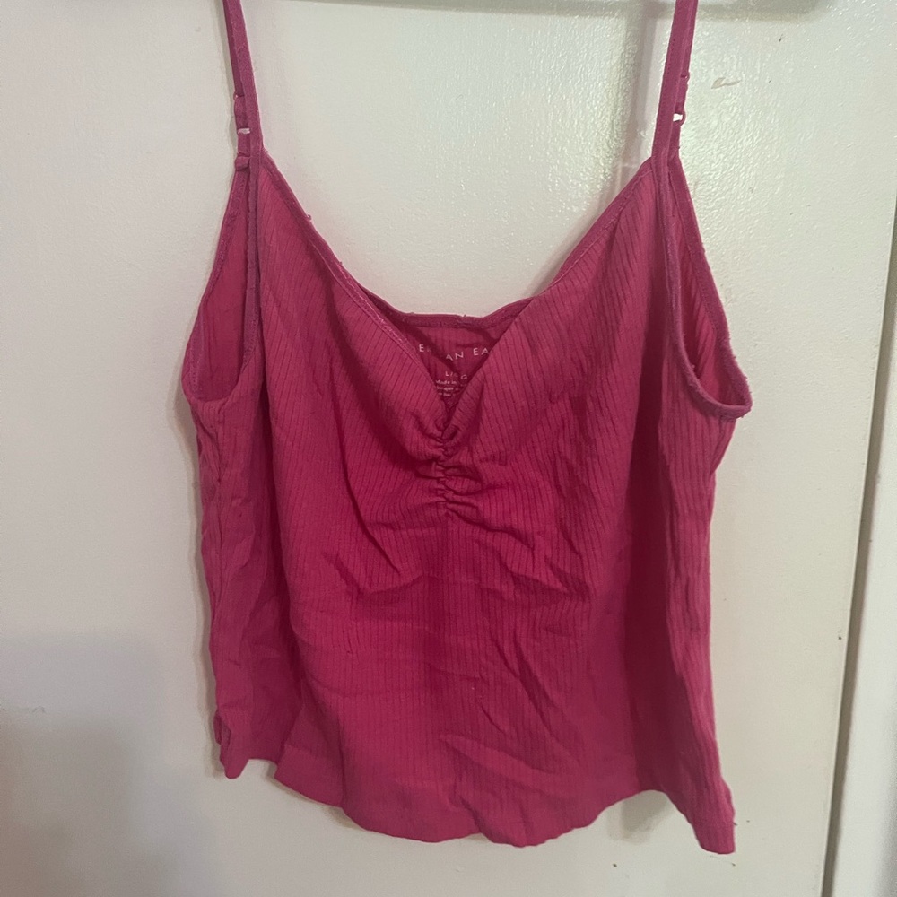 Pink Sleeveless Top